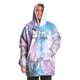 "pets > people"  Tie Dye Snug Hoodie